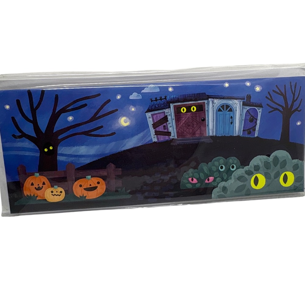Up With Paper Haunted Monsters Halloween Panoramics Pop-Up Light Up Card‎